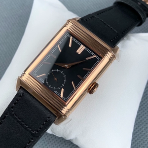 นาฬิกา Reverso Tribute ทรงสี่เหลี่ยมแบบสองหน้า กลับด้านได้ แสดงเวลาสองเขตเวลา พร้อมตัวบอกวัน/กลางคืน ตัวเรือนไทเทเนียมด้านหลัง เครื่อง ETA Mechanical - Product Image 3