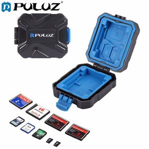 PULUZ PU5001 9 en 1 Estuche para tarjetas de memoria a prueba de agua Caja de tarjetas para XQD CF TF SD Tarjetas SIM 2XQD + 2CF + 2TF + 2SD + 3SIM - Product Image 2