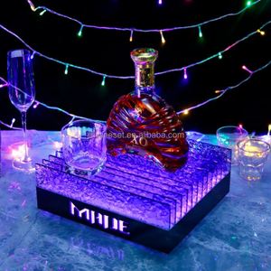 Discothèque Bar Party LED Présentoir Acrylique Rack Vin VIP champagne Bouteille Service Présentateur - Product Image 6