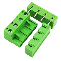 BEIKAIOU 2EDGVC Bornier enfichable 7,62 mm de pas 300 V 10 A, connecteur PCB à broches droites scellées 2-24 broches
