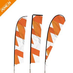 Наружная реклама, ветровой баннер, летающий маркетинговый флаг, 7 футов, 12 футов, 16 футов - Product Image 5