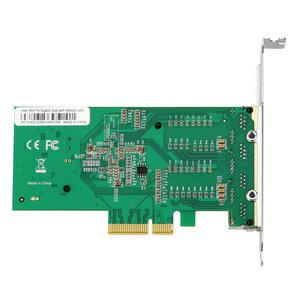 I350-T4การ์ดเครือข่าย PCIe PCI-E กิกะบิตสี่พอร์ต Gigabit NIC I350 AM4เดสก์ท็อปสายภายในสต็อก I350อะแดปเตอร์พอร์ต PCIe สี่พอร์ต - Product Image 2