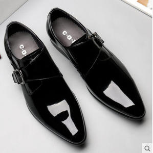 Chaussures en cuir pour hommes, finition brillante, style professionnel, décontractées et tendance, respirantes, antidérapantes, à enfiler – Collection Automne 2025 – Meilleures ventes - Product Image 6