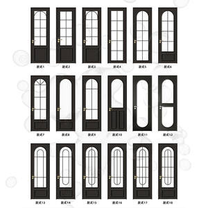Porte pliante rétro française en alliage d'aluminium sur mesure haut de gamme, porte de balcon sculptée de style européen, porte de séparation en verre artistique - Product Image 4