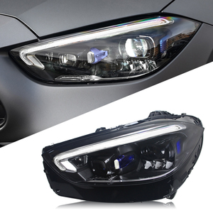 ไฟหน้ารถยนต์สำหรับ C-class W206 ปี 2022-2024 พร้อมไฟ DRL LED โปรเจคเตอร์เลนส์ อุปกรณ์ตกแต่งรถยนต์ - Product Image 1