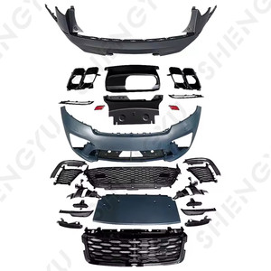 Kit de Carrocería que Incluye Parachoques Delantero y Trasero con Rejilla y Salida de Escape para <span class=keywords><strong>Land</strong></span> <span class=keywords><strong>Rover</strong></span> Range <span class=keywords><strong>Rover</strong></span> <span class=keywords><strong>Velar</strong></span> 17-21, Actualización al Modelo <span class=keywords><strong>SVA</strong></span> - Product Image 5