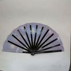 Abanico de Bambú Grande Personalizado de 33 cm, Ecológico, Pintado con Diseño Tai Ji Kung Fu, para Decoración del Hogar o Manualidades de Estilo Festivo - Product Image 2