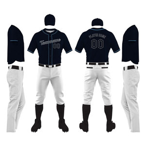 Uniformes de baseball décontractés de meilleure qualité, ensembles de vêtements de sport imprimés avec logo personnalisé, nouveau style uni, caractéristique respirante - Product Image 1