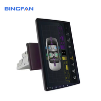 Lecteur DVD Auto Android Rotatif 10 Pouces 4+64G 1DIN, Système Audio HIFI GPS, Autoradio avec Navigation Audio et Caméra de Recul