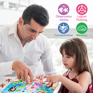 Nieuwe Aankomst Papieren Legpuzzels Voor Kinderen Van 3-5 Jaar Leren Educatieve Kleurrijke Kartonnen Puzzels Voor Jongens En Meisjes - Product Image 6