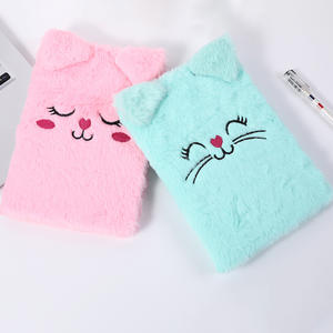 2022 Fluffy Plush Notebook Custom Kawaii Cartoon Animal Cover <b>Diary</b> for Kids <b>Girls</b> Students - Product Image 1