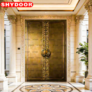 <span class=keywords><strong>Puerta</strong></span> <span class=keywords><strong>de</strong></span> Seguridad <span class=keywords><strong>de</strong></span> Aluminio Tallada, Doble Corte Láser, Aleación <span class=keywords><strong>de</strong></span> Ferretería, <span class=keywords><strong>Puerta</strong></span> <span class=keywords><strong>de</strong></span> Entrada <span class=keywords><strong>de</strong></span> Lujo para Villa, Estilo Herencia - Product Image 3