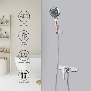 Grifo Mezclador de Ducha de Plástico ABS Antiescaldaduras con Ducha de Mano Filtrada de 5 Modos Múltiples para RV, Apartamento, Casa de Vivienda - Product Image 4