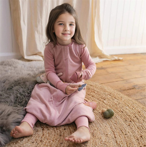 Gigoteuses 100% laine mérinos personnalisables pour bébé, sacs de couchage écologiques sans manches pour enfants avec pieds - Product Image 1