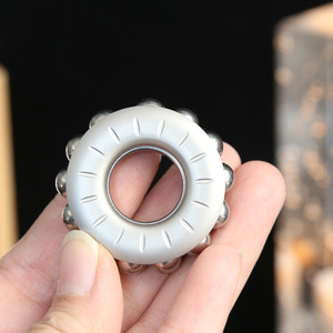 Source Factory Durable Metal Mechanical Gyro Adult EDC Decompression Toy <b>Beads</b> Kids Push Card Artifact Fidget Spinners - Product Image 6