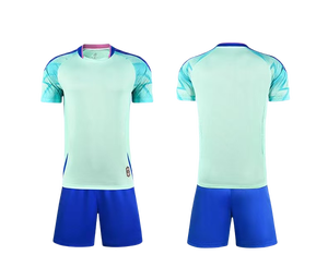 Nuova Maglia da Calcio Maschile 25-26, Completo da Allenamento Traspirante 100% Poliestere, Manica Corta, Collo Tondo, Uniforme Personalizzabile con Logo OEM per Squadre - Product Image 4