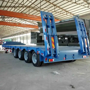 Remolque de plataforma baja hidráulica de 1-2 toneladas para trabajo pesado con cuello de cisne, 12.5x2.5x1.5m, Shandong Fengniao - Product Image 2