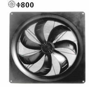 Usine directe triphasé 7 lames 380/400V 14500CFM ventilateur à flux axial industriel 800mm grand ventilateur d'échappement AC de Ventilation d'<span class=keywords><strong>air</strong></span> - Product Image 1