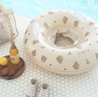 Nouveau dessin animé PVC épaissi bébé cercle de natation bébé douche cercle de natation pour enfants en plein air cercle gonflable