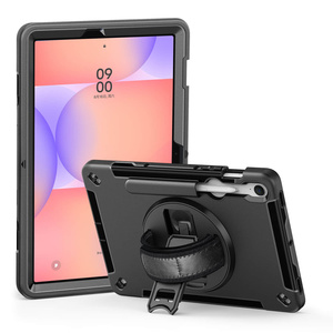 TPU + PC 360 xoay chống sốc nhiệm vụ nặng nề gồ ghề bút khe cắm Tablet trường hợp đối với Samsung Galaxy Tab S10 Lite 10.9 inch trường hợp - Product Image 1