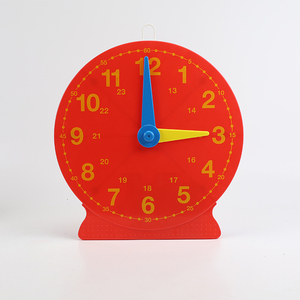 Reloj <span class=keywords><strong>de</strong></span> aprendizaje <span class=keywords><strong>de</strong></span> <span class=keywords><strong>enseñanza</strong></span> <span class=keywords><strong>de</strong></span> estilo Popular, 24 horas, 2 punteros, modelo <span class=keywords><strong>de</strong></span> reloj <span class=keywords><strong>de</strong></span> engranaje <span class=keywords><strong>de</strong></span> profesor <span class=keywords><strong>de</strong></span> movimiento engranado - Product Image 1