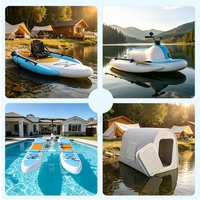 Kayak de pêche gonflable à succès, canoë à technologie Drop Stitch, bateau électrique pour sports nautiques