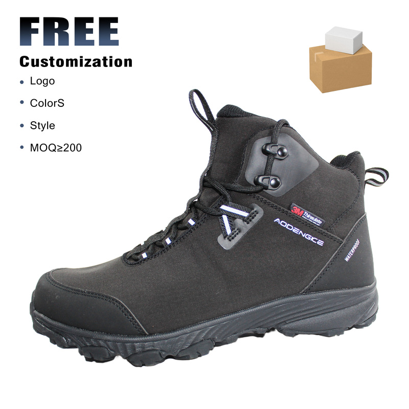 Winter Mens Climbing Mountain Snow Boots