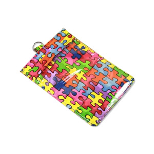 Patchfan Porte-clés et lanières de cou en sangle <span class=keywords><strong>pour</strong></span> clés et téléphones portables, avec motif puzzle de sensibilisation à l'autisme, porte-badges et colliers - Product Image 5