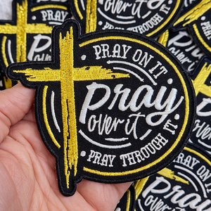 Parche Bordado Personalizado con Diseño de Forma Irregular Cortada a Láser, Logotipo Religioso de Jesús, Letra Personalizada, para Ropa - Product Image 2