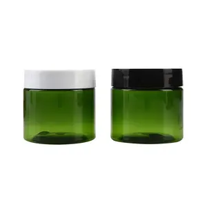2022 New Quality Army Green 50g PET-Creme flaschen Plastik dosen Kosmetik gläser