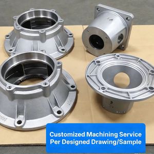 Carcasa de fundición de aluminio y acero inoxidable para campana hidráulica, pieza de fundición a presión para motor diésel, campana de volante - Product Image 2