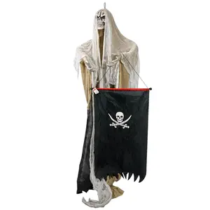 Hot Selling Halloween Pose and Stay Skeleton Halloween Decorations Life Size Standing Skeleton
