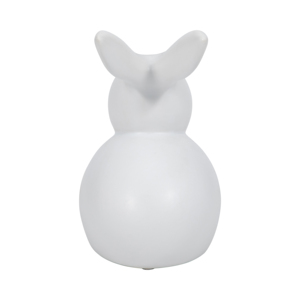 Moderna Statuetta di Coniglio in Ceramica, Scultura Animale per Arredamento Casa, Bagno, Ufficio, Soggiorno - Product Image 4