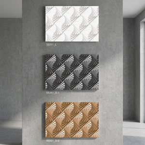 Carreaux muraux en céramique 3D de luxe 300x450mm, 12x18, brillants et polis pour salle de bain, couloir et murs extérieurs - Product Image 3