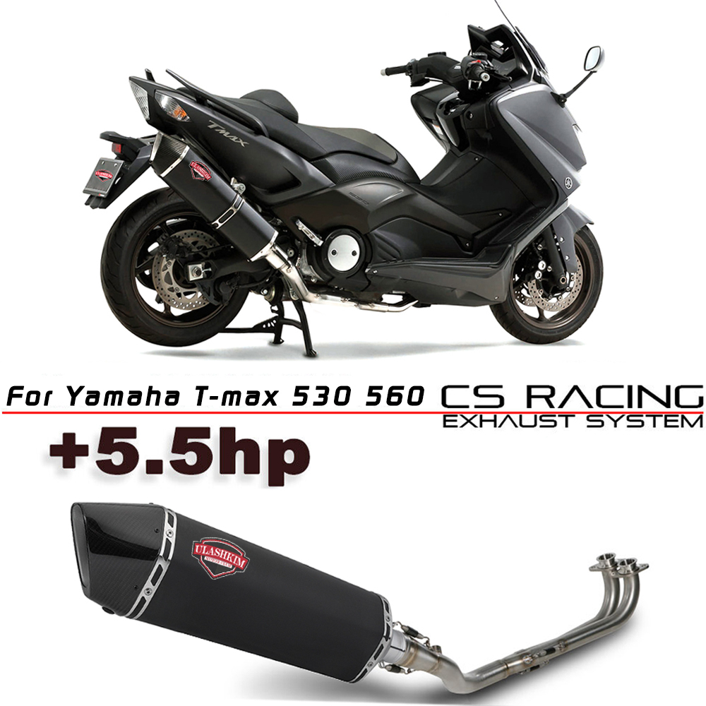 Silencieux D'échappement D'origine Yamaha Pour T-Max 500 (4B5) - Neuf Démonté - Petites éraflures