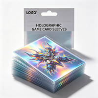 Cartes à collectionner de jeu TCG avec logo et emballage personnalisables, surface imprimée holographique, pack de boosters d'anime