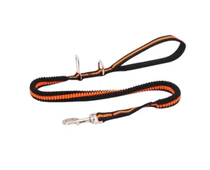 Correa Retráctil para Perro, de Lujo, para Exteriores, de Cuero y Nailon, Resistente, con Diseño Elástico - Product Image 1