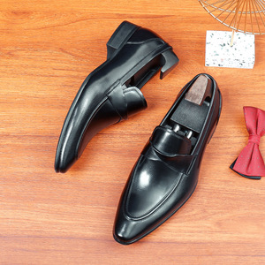 Botas de Cuero Genuino para Hombre, Diseño Clásico, Otoño-Invierno 2025, Cómodas, Impermeables, Antideslizantes, con Suela de Goma - Product Image 1