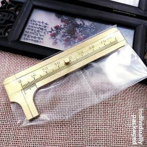 Digitale Schuifmaat Meetinstrument Paquimetro Pocket 80Mm Mini Messing Sliding <span class=keywords><strong>Vernier</strong></span> Calip Micrometer Meten Maken Kit - Product Image 5