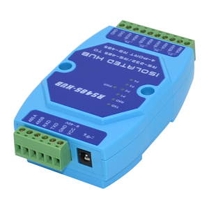 Optocoupleur industriel isolé, concentrateur de bus RS485 à 4 ports et distributeur de signal (1 entrée - 4 sorties), concentrateur RS485 industriel W731 - Product Image 2