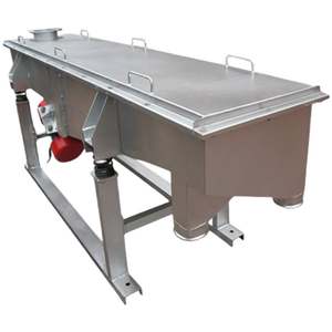 เครื่องกรองแบบสั่นสะเทือนสำหรับเมล็ดพืชชนิดเส้นตรง ใช้สำหรับอบแห้งทรายควอตซ์ ปิโตรเลียมโค้ก ผงไม้ และเม็ดพืช - Product Image 1