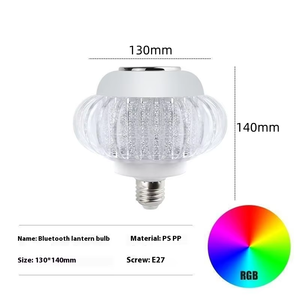Đa chức năng <span class=keywords><strong>LED</strong></span> bóng đèn <span class=keywords><strong>RGB</strong></span> ánh sáng điều khiển từ xa âm nhạc Loa pha lê âm nhạc bóng đèn AC Power <span class=keywords><strong>LED</strong></span> Đèn Lồng - Product Image 3