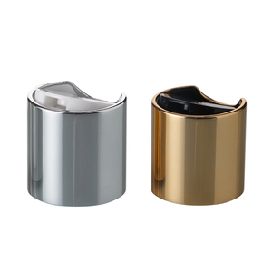 Bouchon de bouteille de couvercle en aluminium argenté brillant à faible quantité minimale de commande 24/410 - Product Image 3