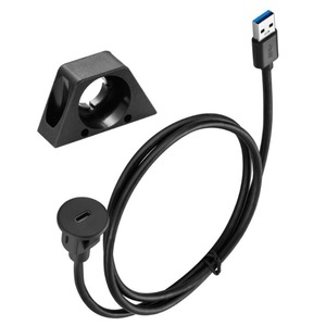 Car <b>Charger</b> Panel USB <b>Type</b> <b>C</b> To USB3.0 <b>Cable</b> 15W PD Output For Laptop ABS Material - Product Image 5
