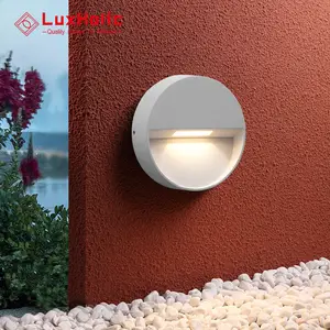 Luxholic Ip55 Waterdichte 4W 3000K 4000K Indoor Outdoor Trappen Licht Opbouw Ronde Led Stap Licht