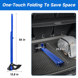 Estrattore di Alberi JH-Mech per Giardinaggio, Robusto ed Ergonomico, in Acciaio al Carbonio Verniciato Blu, per Rimozione Radici - Product Image 4