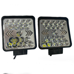 ไฟสปอร์ตไลท์ LED 4 นิ้ว 57W ทรงสี่เหลี่ยม สำหรับรถออฟโรด ตัวเรือนอะลูมิเนียมอัลลอยด์ ใช้ไฟ DC - Product Image 2