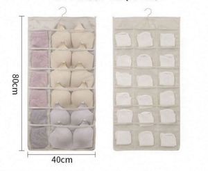 Foldable Fabric Hanging Storage Bag Multi-Pocket Organizer for Home Office Bedroom - Product Image 2