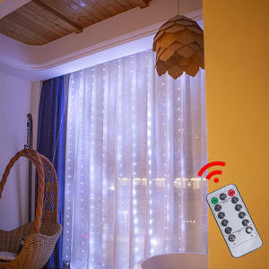 Guirlande lumineuse LED <span class=keywords><strong>Greenlantern</strong></span> pour fenêtre, 3m, IP44, 8 modèles, pour jardin, USB, décoration de Noël et de fêtes - Product Image 2