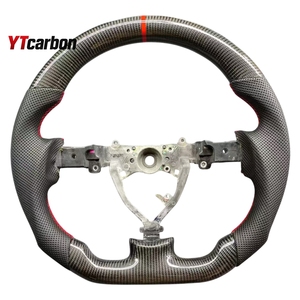 Volant de course sport personnalisé en fibre de carbone véritable YTcarbon pour Legacy STI WRX 03-09 JDM, pièces automobiles, accessoires de voiture - Product Image 6